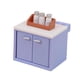 thumbnail image 3 of Muebles para casa de muñecas escala 1:12, ideales para juegos de simulación y manualidades. Incluyen una mini encimera, una mini cocina y muebles para Mesa del tanque de sal, 3 of 8