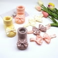 thumbnail image 2 of Spring Socks Baby Girl 0-12M Cute Solid princess stockings with Bow +Hairband Casual Fashion Outing Socks Children's Accessories Y S 0-6M, 2 of 6