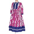 thumbnail image 4 of Jizyo Robe Maxi Abayas Musulmanes pour Filles, une Pièce, Manches Longues, Robe de Prière Islamique, Robe de Caftan Arabe, Rose Rouge 140/7 Ans, 4 of 7