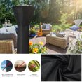 thumbnail image 6 of Patiojoy Patio Heater Cover Waterproof w/Zipper & Storage Bag Outdoor Propane Heater Cover for Bad Weather Black, 6 of 10