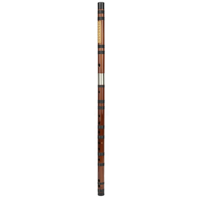Bamboo Dizi, Instrument Chinois Professionnel Raffiné de 26,8 Po pour Examen de Qualité pour Performance