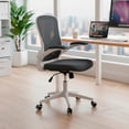 thumbnail image 1 of MAGMALIFE Silla de Escritorio Premium Ergonómica Modelo Cosmo, Silla de Oficina con Reclinacion y Altura Ajustable, Desplazamiento Suave y Sin Ruido de Alta Densidad y Resistente (Gris Plata), 1 of 11