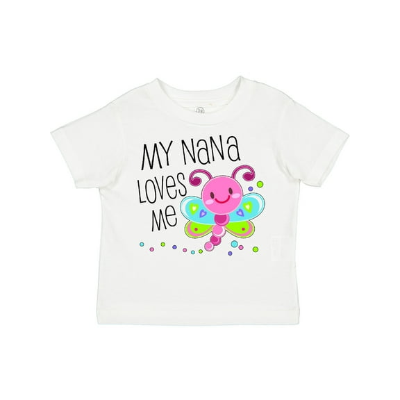 Inktastic My Nana Loves Me- Cute Dragonfly Boys or Girls Toddler T-Shirt