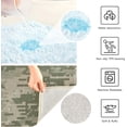 thumbnail image 5 of GZHJMY Digital Camouflage Camo Pattern Bath Mat for Bathroom Rugs Rectangle Carpet for Shower, Fluffy Absorbent & Machine Washable, 16x24 Inch Carpet Runner, 5 of 5