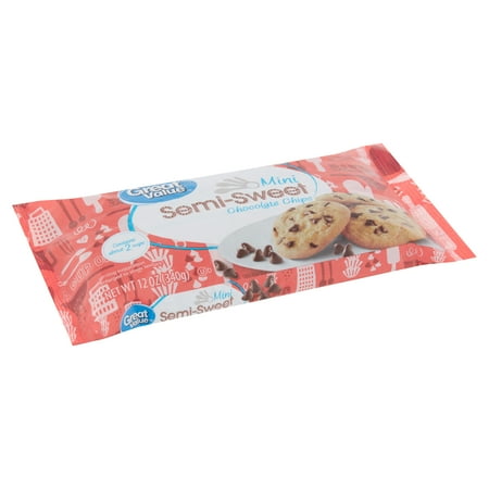Great Value Mini Semi Sweet Chocolate Chips 12 Oz