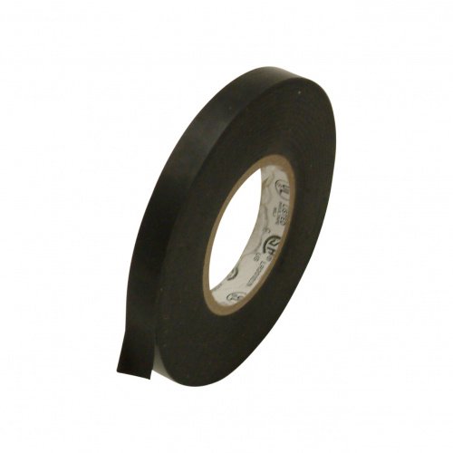 (3/8 Po x 66 Pi (9mm x 20m)) - JVCC EL7566-AW Ruban Électrique en Caoutchouc Synthétique, 3/8 Po x 66 Pi (9mm x 20m), Noir