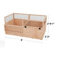 thumbnail image 7 of Outdoor Living Today 6x3 Western Red Cedar Raised Garden Bed, 7 of 7