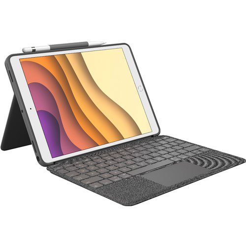 Logitech Combo Touch For Ipad Air And Ipad Pro Graphite 920 009610 Keyboard Case Walmart Com Walmart Com
