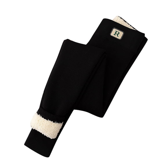 JJHGVB Fleece Lined Leggings Thick Leggings for Women Leggings for Women Tummy Control Womens Trouser Pants Women Comfy Pants Women’s Pants Pantalones Para Mujer Black L