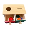 thumbnail image 2 of Milaget Object Permanence Box Baby Development Toy for Children Valentines Day Gifts 2 Drawers, 2 of 9