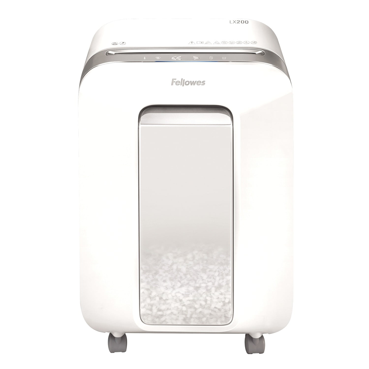 Fellowes Powershred LX200 Micro-Cut Paper Shredder, White