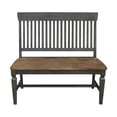 thumbnail image 3 of International Concepts Solid Wood Vista Slatback Bench, 3 of 7