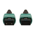 thumbnail image 3 of Tripp Lite Multimode Fiber Optic Cable, 50/125 OM3 MTP/MPO (M/F), 12 Fiber, 40/100/400GbE, Aqua, 10 Meters / 32.8 Feet (N842B-10M-12-MF), 3 of 5