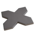 thumbnail image 5 of Seville Terracota 7" Star with Graphite Black 5" Cross Matte Porcelain Wall and Floor Tile (10.62 sq ft/case) - 68 Pack, 5 of 6