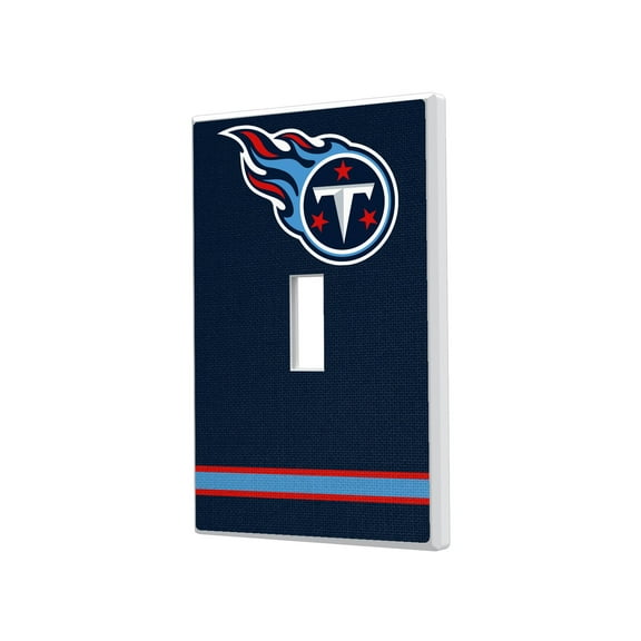 Tennessee Titans Stripe Single Toggle Light Switch Plate