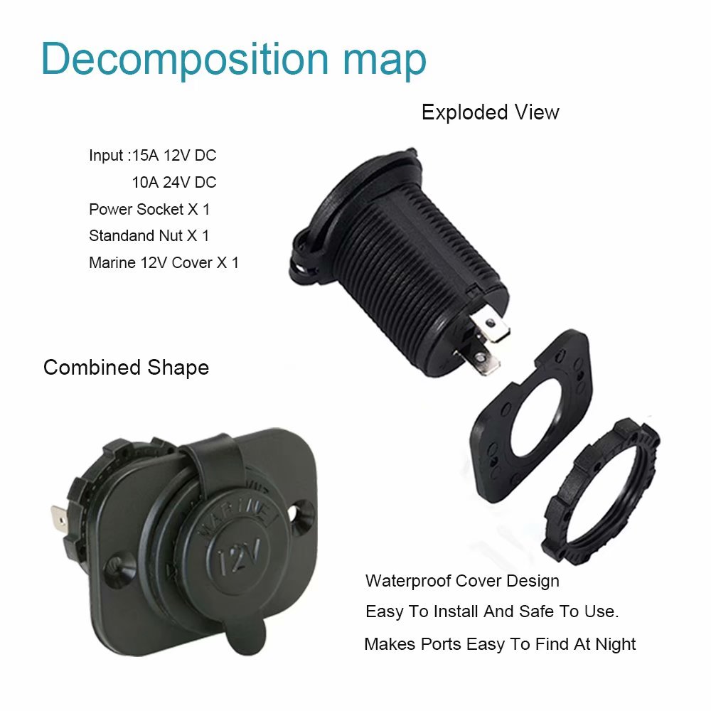 12v dc power outlet