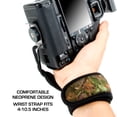 thumbnail image 5 of Professional Camera Grip Hand Strap with Camouflage Woods Neoprene Design and Metal Plate by USA Gear, 5 of 9