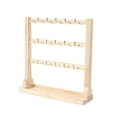 thumbnail image 3 of Jewelry Organizer Multi Tiers with Tray Wooden Stable Base Jewelry Display Stand 3 Tiers, 3 of 10