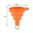 thumbnail image 2 of Less Than 5 Funnel 4Pc Home Kitchen Food Grade Silicone Candy Color Folding Funnel Telescopic Hang, 2 of 8