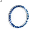 thumbnail image 3 of PULLIMORE 3 Pcs Bling Car Decor Crystal Rhinestone Car Engine Start Stop Decoration Ring, Bling Car Interior Accessories for Women, Push to Start Button Sticker(Blue), 3 of 8