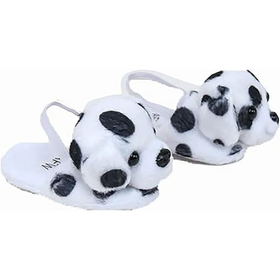 Dalmatian Slippers - Compatible with 18" American Girl Dolls, Madame Alexander, Our Generation, etc. - 18 Inch Doll Clothes - Doll Not Included
