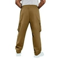 thumbnail image 5 of DDAPJ pyju ! Men's Hiking Pants Lightweight Cargo Pants Quick Dry Water Resistant Outdoor Pants for Work Fishing Climbing Travel Brown S, 5 of 9
