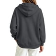 thumbnail image 4 of Zip Up Hoodies for Women Fall Winter Casual Sweatshirts Zipper Lightweight Cute Jackets with Pockets, 4 of 7