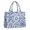 Geometric Mandala White Pattern, variant on Geometric Mandala Red Pattern Tote Bag, Laptop Carry Tote with Interior Pockets & Top Handle, Smooth Zipper Gifts for Work Shopping Travel,15.7 X 5.1 X 13 Inches