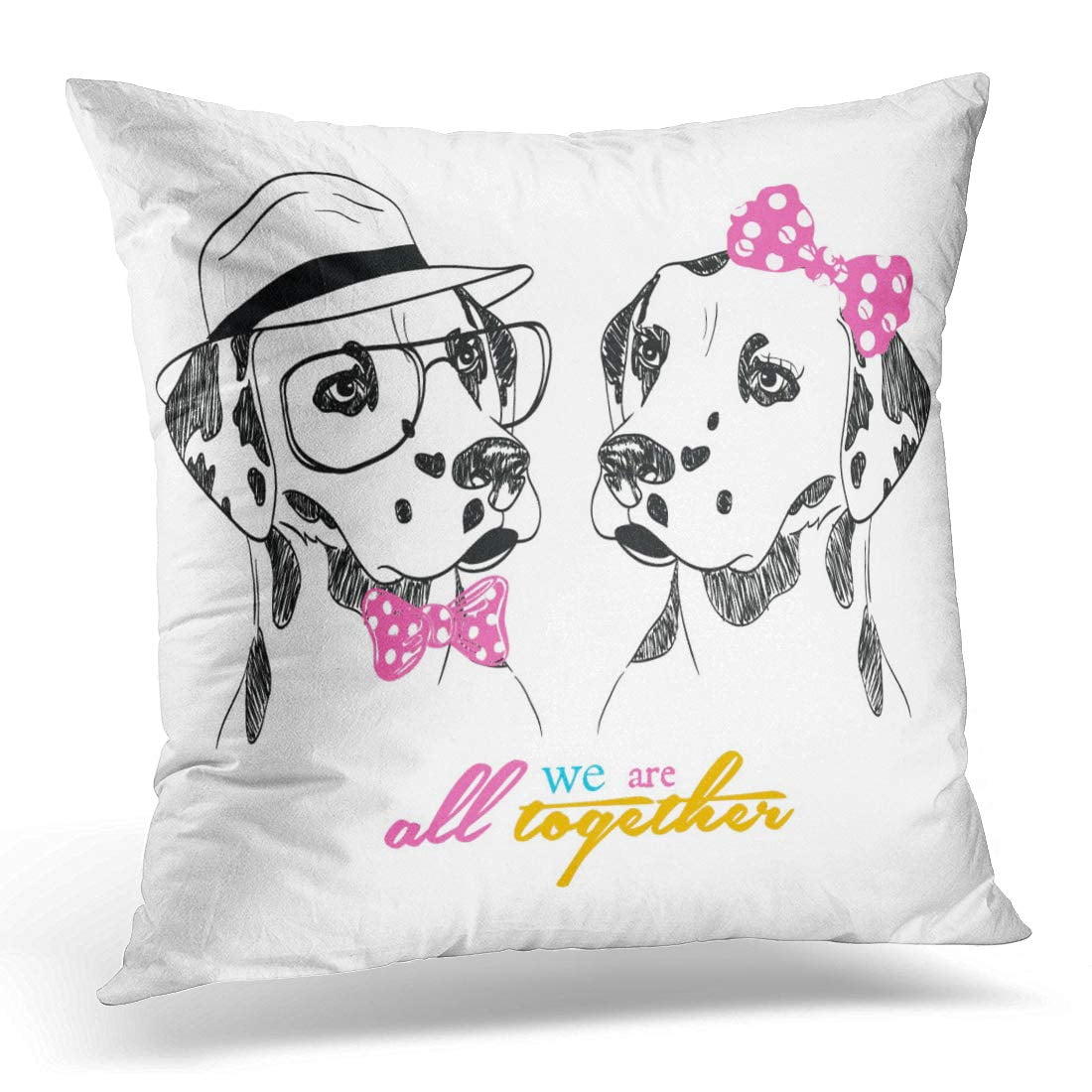 Dalmatian throw pillow sale