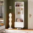 thumbnail image 1 of Qinaqin 74 cm de Alturaall Tree con Bench y Almacenamiento Coat Rack Shoe Entryway 4 Profundidadorado Alturaooks Metálico Legs para Entryway, 1 of 7