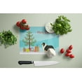 thumbnail image 3 of Carolines Treasures CK3532LCB Collie Christmas Tree Glass Cutting Board - Large, 3 of 4