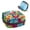 Multi-colored 03, variant on Beautiful Colorful Leaves Tropical Pattern Sanitary Napkin Storage Bag, Zipper Menstrual Cup Pouch Feminine Menstruation First Period Pads Holder for Girls Women Ladies