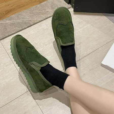 

Gubotare Womens Booties And Ankle Boots Womens Ankle Boots Slip on Chelsea Boots Elastic Booties Green 8.5