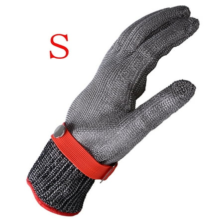 

Doublelift Safety Cut Proof Stab Resistant Stainless Steel Gloves Metal Mesh Butcher Home Family