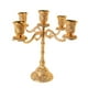 thumbnail image 2 of Candelabro retro para decoración de escritorio, ideal para bodas, fiestas, hogar y bar. 5 rama de oro, 2 of 6