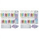 thumbnail image 1 of Kit de BolíGrafos con Cuentas de 100 Piezas, BolíGrafos con Cuentas de PláStico de Colores, Tarjetas de Agradecimiento de Papel de Aluminio una Granel para Oficina y Escuela, 1 of 5