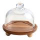 thumbnail image 4 of Soporte de madera para pasteles con tapa, plato redondo reutilizable, bandeja para servir, soporte para cupcakes. 148 cm x 155 cm, 4 of 9