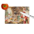 thumbnail image 4 of Cookies with Santa Claus Papa Noel Glass Cutting Board Large 12 in x 15 in, 4 of 5
