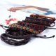 thumbnail image 3 of Pulsera de cuero trenzada de 6 piezas para hombres y mujeres, brazalete ajustable, 3 of 5