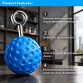 Blue Ball with Closed Ring and Rope Pull Up Climbing Grip Strength ...