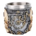 thumbnail image 3 of Cuenco de afeitar para hombres, brocha de afeitar de acero inoxidable, taza de jabón de afeitar para barbería y hogar., 3 of 14