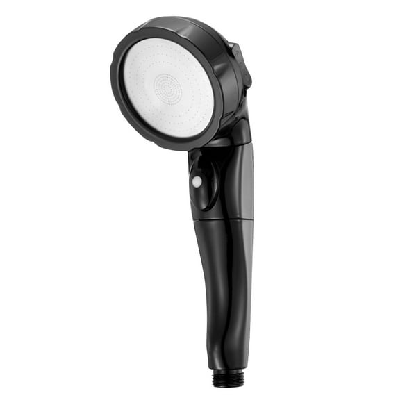 Bathroom 3 Modes SPA Handheld Bathing Spray Head High Pressure Adjustable with On/Off Shower Nozzle Black