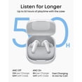 thumbnail image 3 of soundcore P31i Wireless Earbuds – Hi-Res Audio, Adaptive Noise Cancelling, 50H Battery Life, Fast Charging, IP55, Ultra-Portable – White, 3 of 7