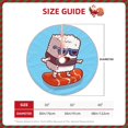 thumbnail image 4 of Kll Sushi Salmon Surfing Christmas Tree Skirt 30",Party Decorations Farmhouse For Christmas Decorations Holiday Party, 4 of 8
