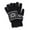 Black, variant on Snowflake Pattern Knit Winter Gloves (Men)