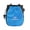 Blue/Black, variant on BOKYAN Rock Climbing Chalk Bag with Brush, Adjustable Waist Belt Drawstring Bucket for Bouldering Weightlifting Gymnastics, Green