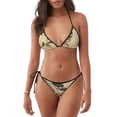 thumbnail image 1 of Gaeub Vintage Bird Print Women's Triangle Bikini,String Bikini Set,Two Piece Swimsuit Bathing Suits, 1 of 6