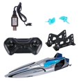 thumbnail image 1 of S1 2.4G High-Speed Remote Control Speedboat 30Km/H Waterproof Electric Remote Control Double Propoler, 1 of 5