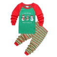 thumbnail image 4 of SILVERCELL Little Boys Girls Christmas Pajamas Toddler Long Sleeve Sleepwear Clothes Set Kids Pjs 2-7 Years, 4 of 5