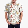thumbnail image 1 of Fotbe Cute Little Animals Camiseta Polo de Golf para Hombre con Estampado – Camisa Deportiva Transpirable con Cuello Abotonado-3X-Large, 1 of 6